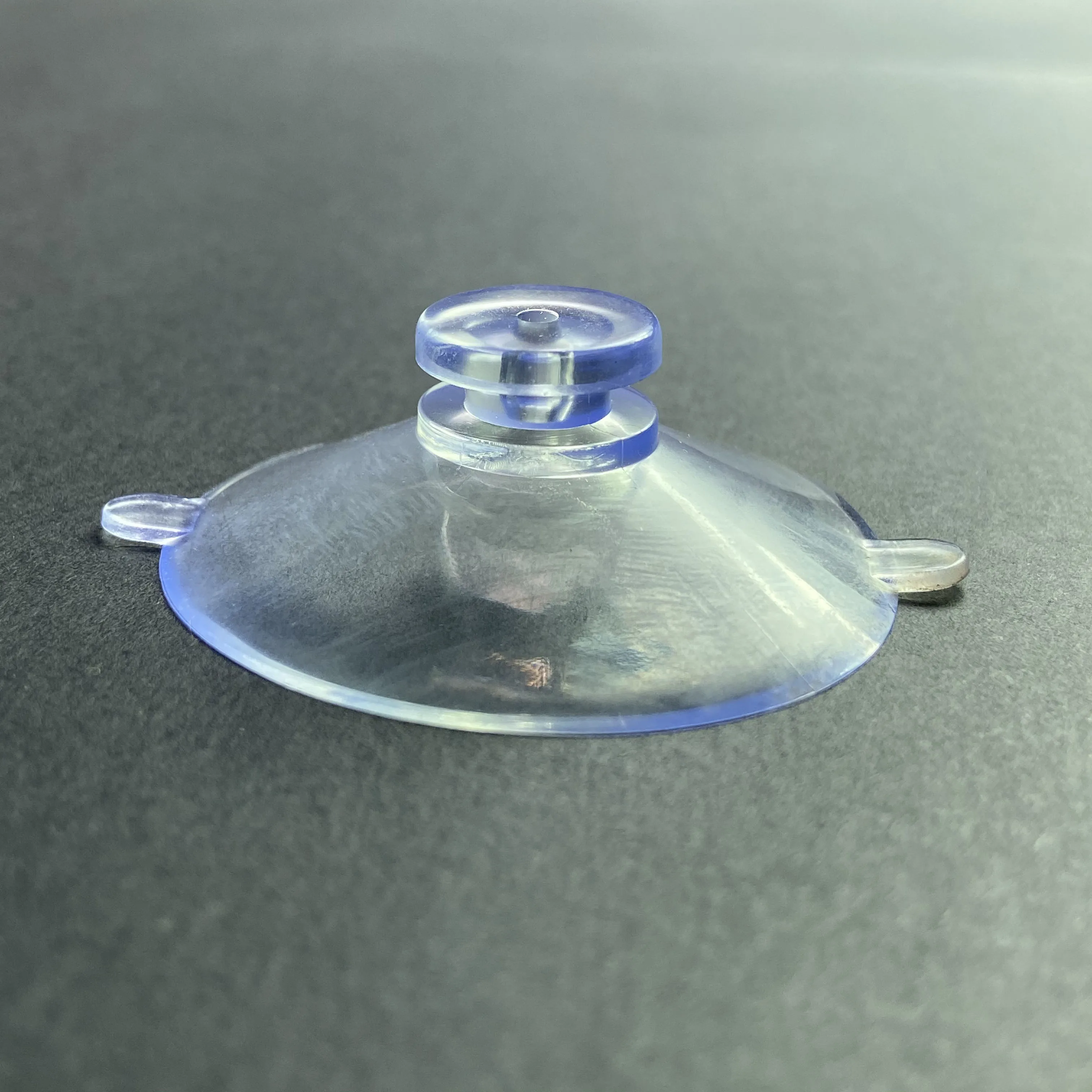 Manufacturer Supply Super Strong Adhesion PVC Ventosas 38mm Diameter Transparent Suction Cup with Mushroom Head