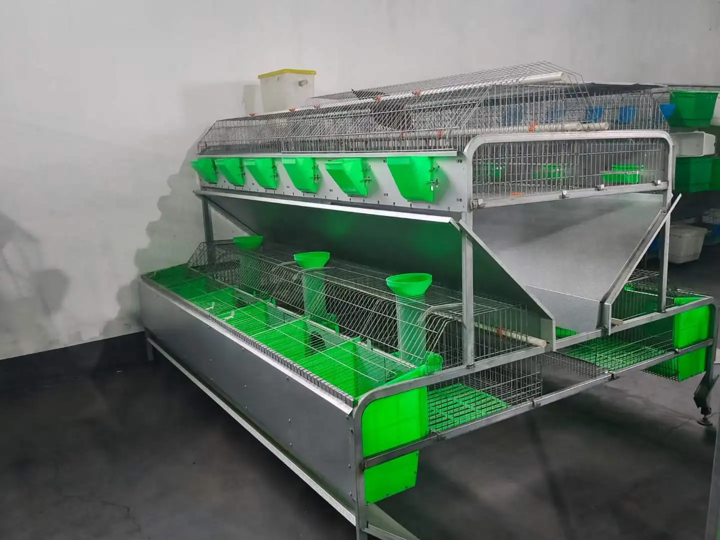 Stacking Rabbit Breeding Battery Cage for rabbit farm