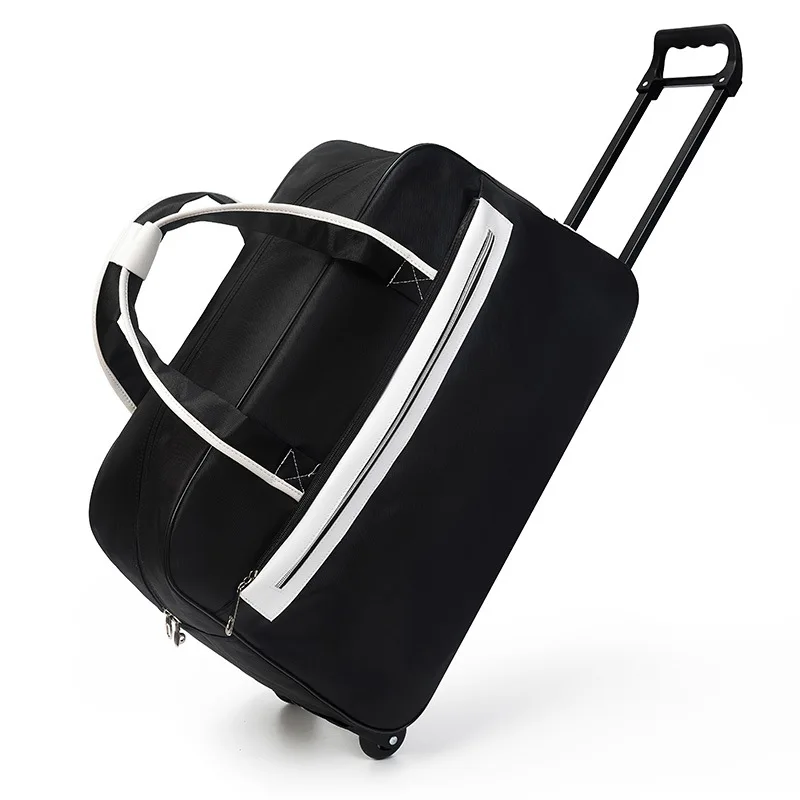 Wholesale Custom Large Capacity Lightweight Travel Rolling Trolley Duffel Bag With Wheels