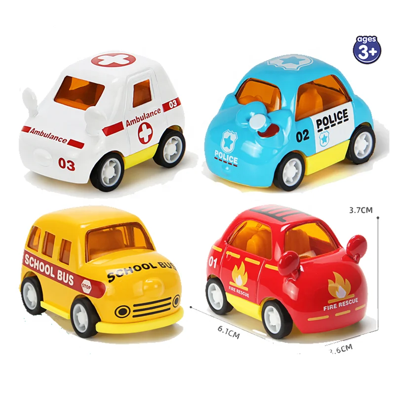 HY Hot Selling Cartoon Pull-back Alloy Truck Alloy Toy Car model For Kids Mini Alloy Classic Vehicle Toy Collection Gifts
