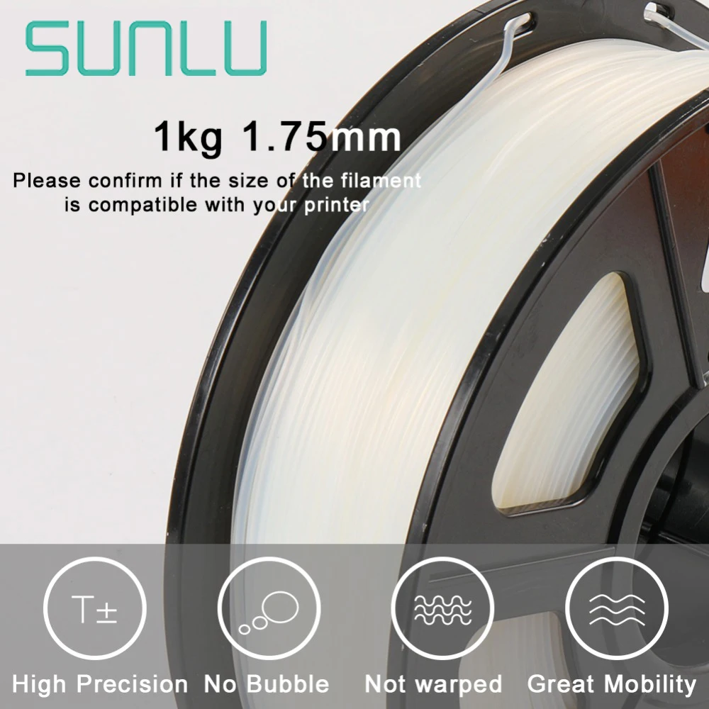 Low price 1.75mm 3.0mm PC  polycarbonate 3d printer filament 1 kg filament for 3D printing