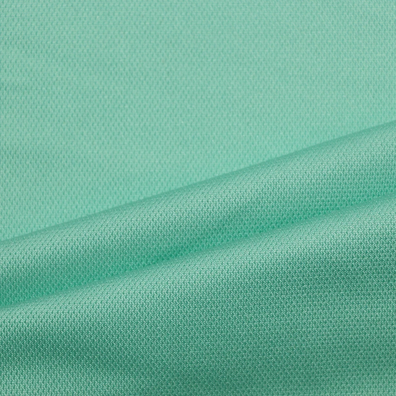 textile fabrics supplier 100% polyester tricot polo fabric knit polyest pique fabric