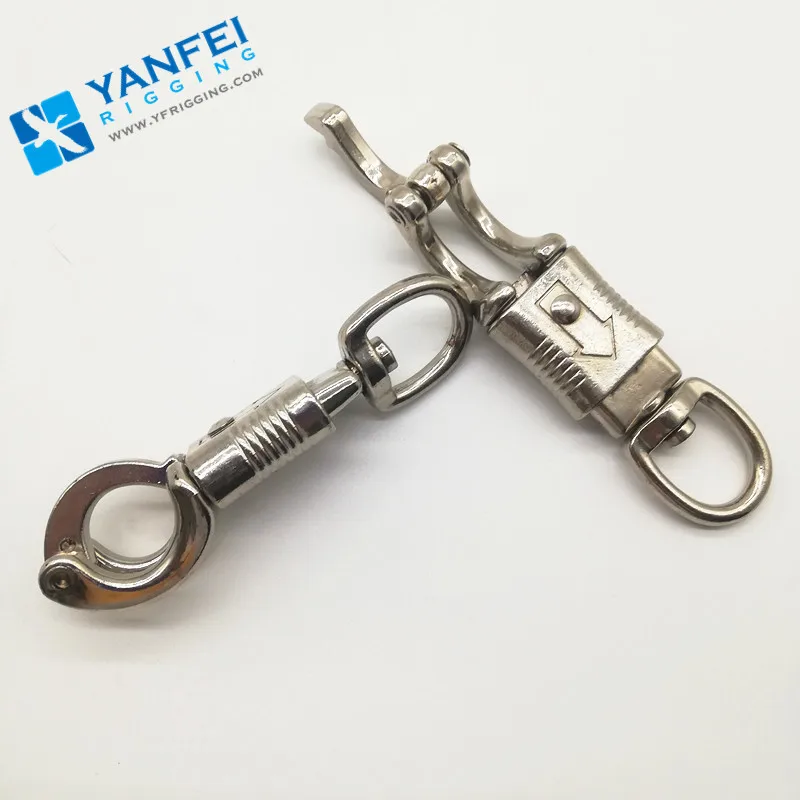 Stainless Steel Quick Release Panic Snap Hook  Panic Trigger Hooks