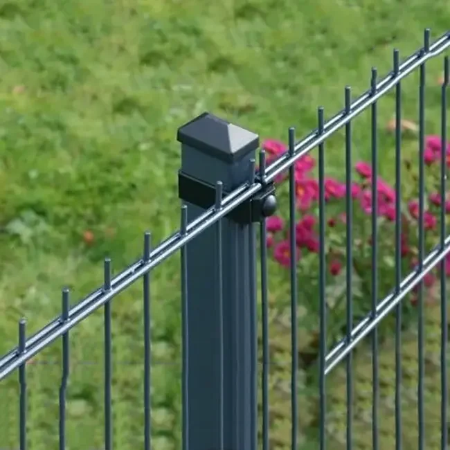 High Quality 2D Double Wire Mesh Security Fence with 656 868 Steel Frame Hot-Dip Galvanized 2m Length for Garden Gates