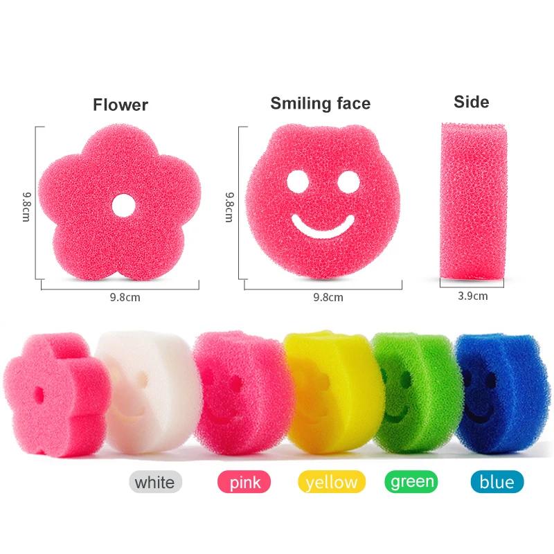 Kitchen Cleaning Happy Face Design Biomimetic Loofah Sponge Product Type Sponges & Scouring Pads