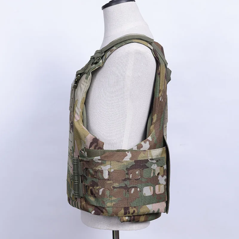 High Quality Tactical Camouflage Quick Release Vest - with MOLLE System - with EVA Pad - US Plus Size Protective Vest