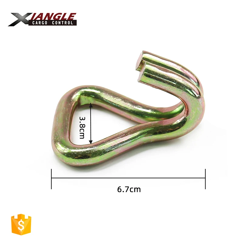 Регулируемый 1,5 дюймов 3000kgs грузовой Ремень управления для крепежной ленты, крючки, станок и металлический двойной j-крючок