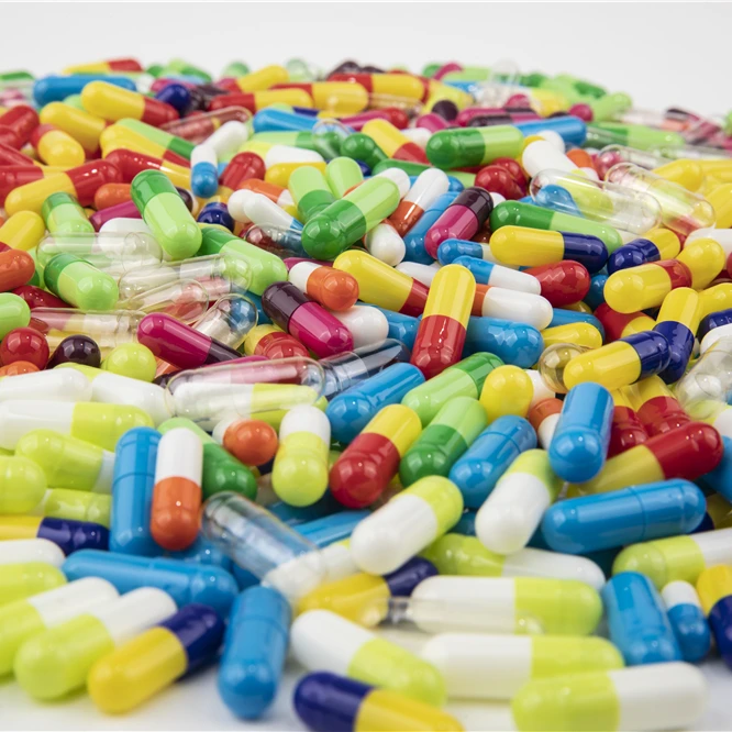 Wholesale Colorful Vegetarian Capsules Shell Size 0# 1# 2# 3# 4# Separated Empty Gelatin Medicine Capsul