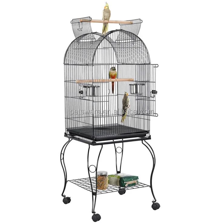 Large Open Play Top Parrot Cage Bird Cage Budgies Cage for Parakeets Lovebirds