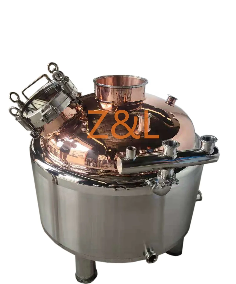Moonshine stills stainless steel copper 30L 50L 100L whiskey/gin/vodka/brandy/rum distillation equipment for sale