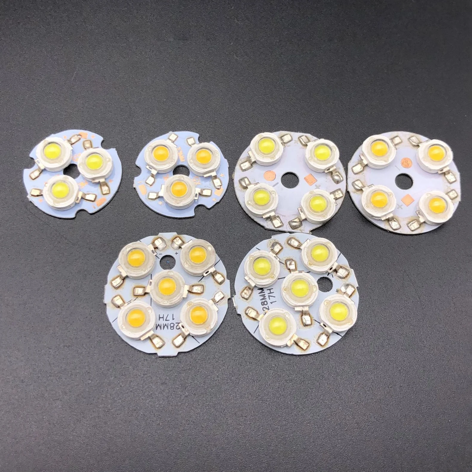 LED Beads PCB Circuit 3W 5W 23mm 28mm DC5V Light Source Chip Aluminum plate base heatsink For ceiling Blub Downlight Spotlight