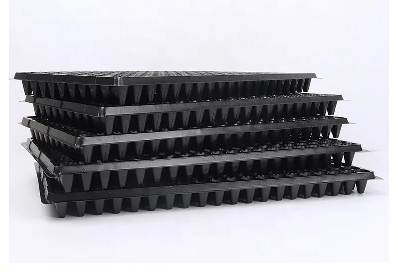 50 Holes Factory Direct Produced High Quality Plastic Seedling Nursery Trays 60g/piece for Planting