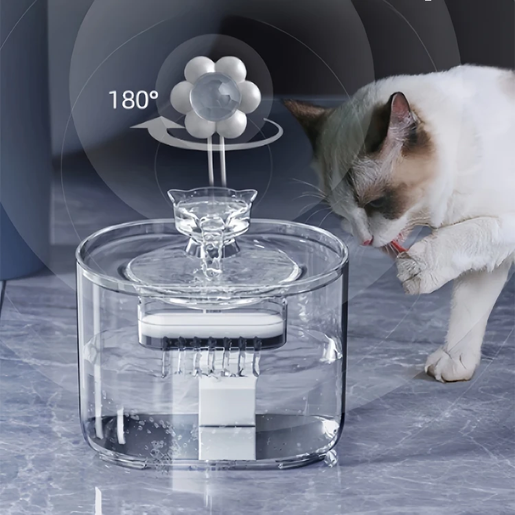 Automatic Electric Pet Smart Drink Fountain 2.2L Cat Water Filter Drinking Water Dispenser Fountain For Pets Dog Cats