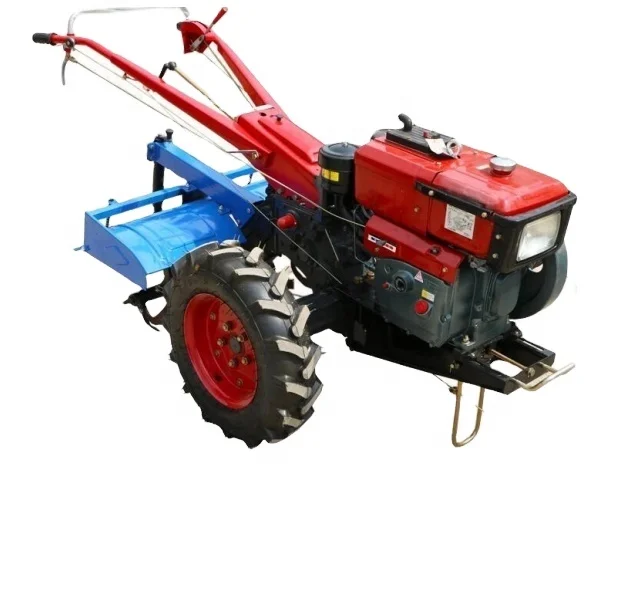 8 10 12 15 18 20 hp hand held walking behind agricultural machinery two wheels tractor for farm use