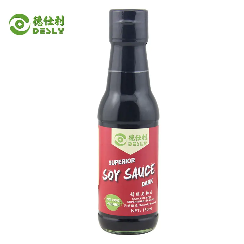 150 ml Desly Brand Superior Light Soy Sauce Bulk Wholesale OEM Factory Price