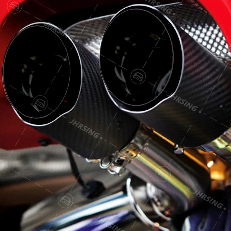 Carbon fiber exhaust tips for BMW X5 F15 E70 X6 F16 car decor accessories  muffler Pipe