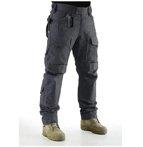 Wholesale Price Embroidery Cotton Fabric Multiple Cargo Pockets Army Green Mens Cargo Pants