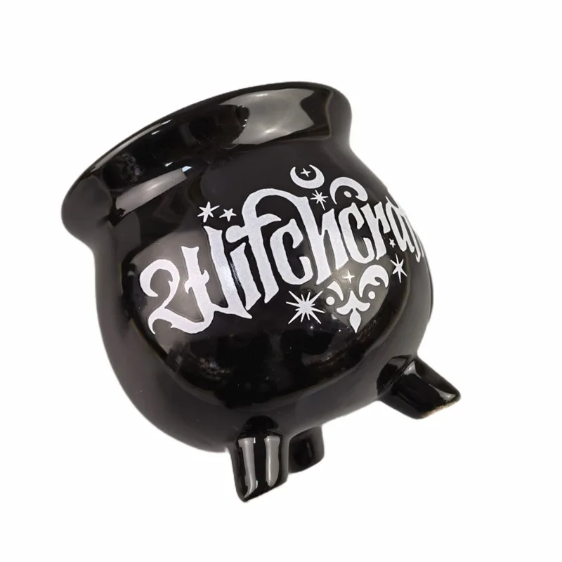 Magic Witch Cup Crucible  Potion  Black Ceramic Mug Magic Coffee Cup