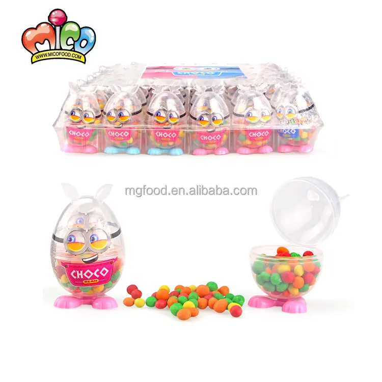 New Colorful Chocolate Bean Candy In Cute Penguin Bottle