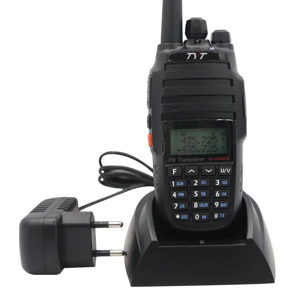 TYT TH-UV8000D, hot sell TH-UV8000D portable walkie talkie professional cross band repeater dual band AES256 walkie talkie