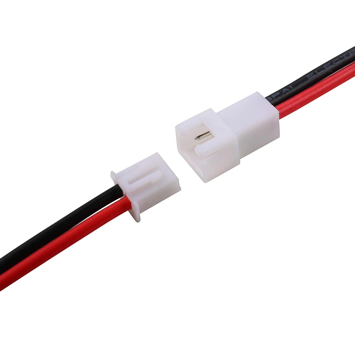  20AWG JST 2-контактный XH2.54 мужского и женского разъем с 1ft жильный