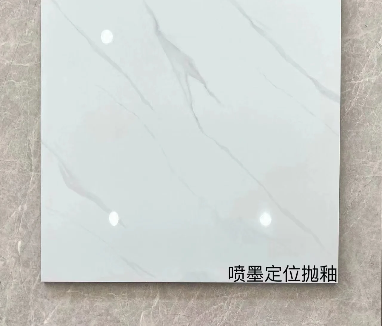 New Arrival White Wood Finish Porcelain Tile  Flooring Luxury Polished Tile Tile For Outdoor For Villa