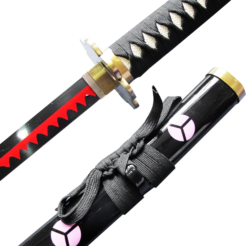 Black Version One Piece Roronoa Zoro Yamato Anime Sword Cosplay Toy swords