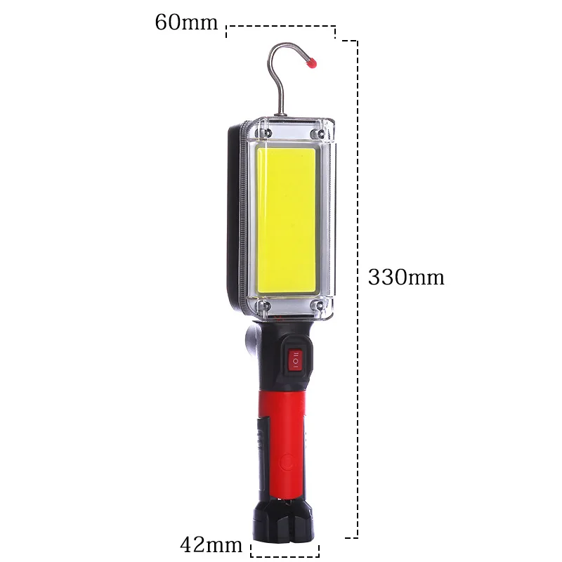 
WARSUN 8859B USB Charging COB Car Maintenance Emergency Vehicle Magnet rechargeable led torch work light 