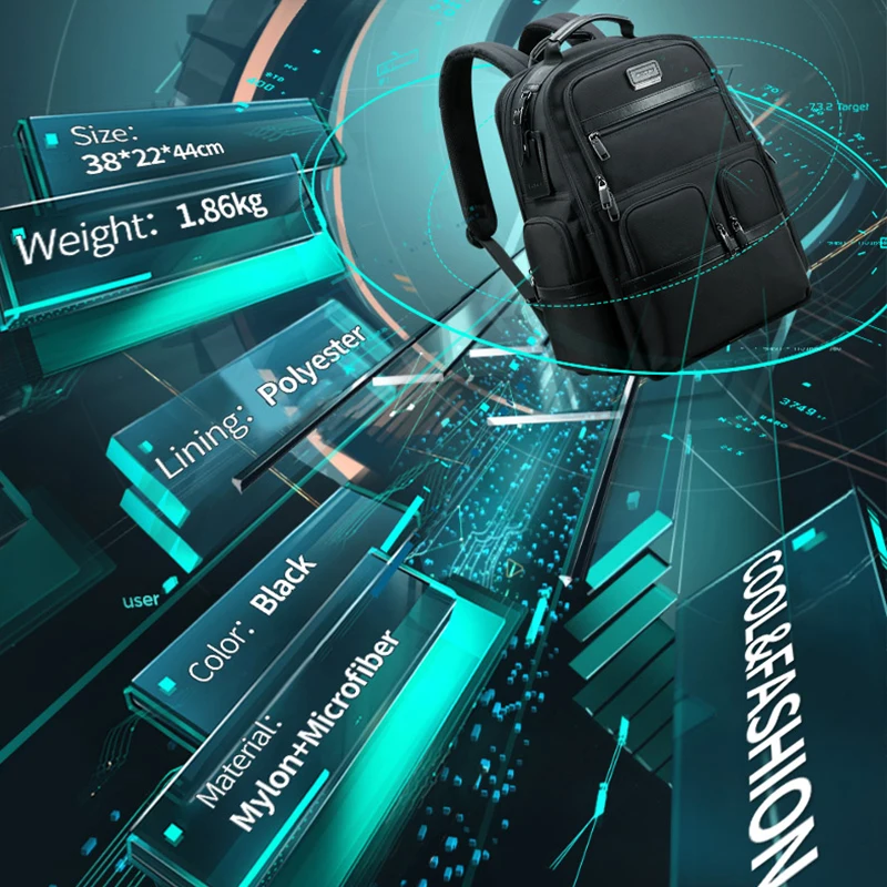 Bopai 2 in 1 detachable usb charging business bag smart anti theft large capacity back pack 15.6 inch laptop men travel backpack