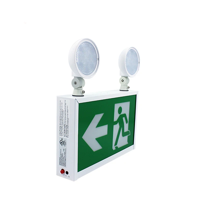 Emergency Led And Cul Running Man Area Refuge Edgelit Exit Sign Light Max Bright