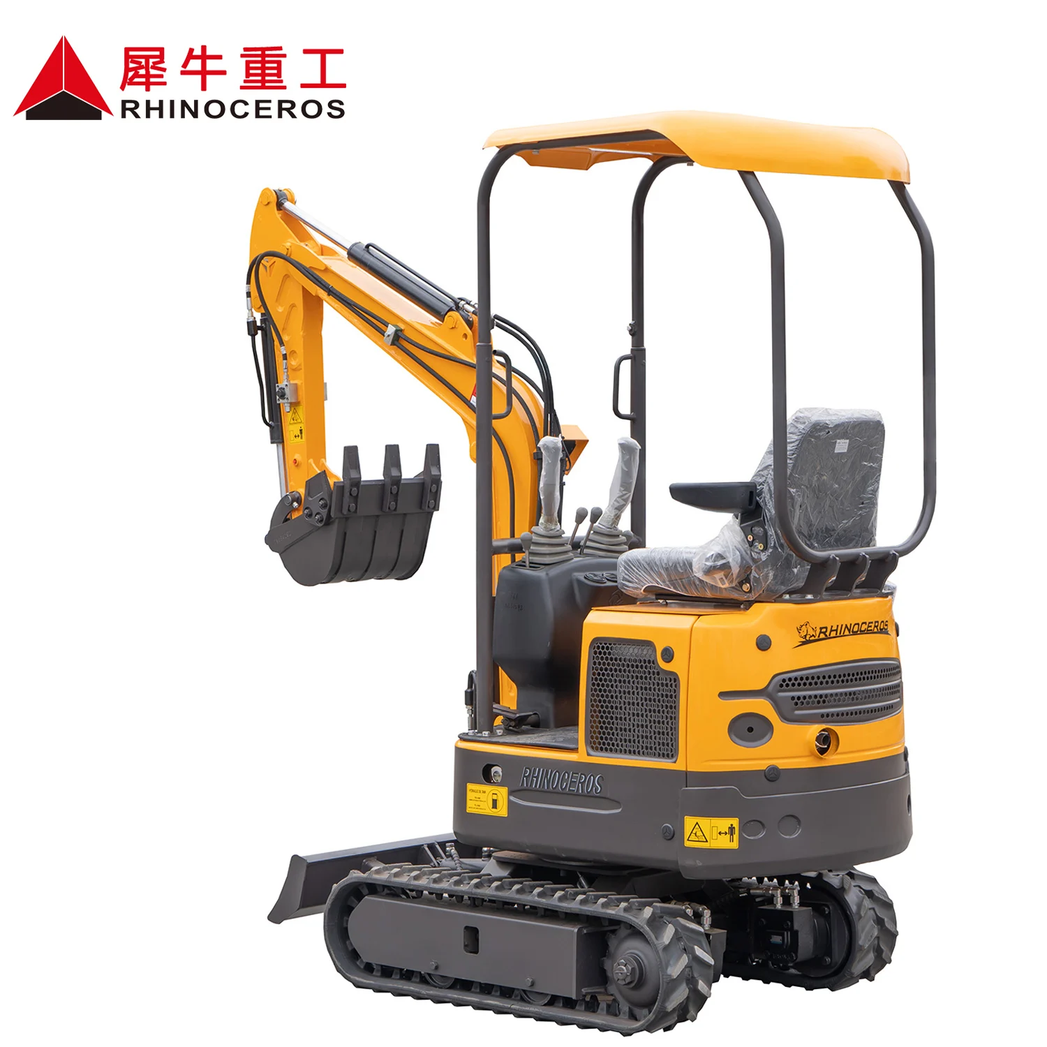 Rhinoceros 1.2 ton crawler excavator new excavator price for XN12 Euro V Emission Excavator swing boom
