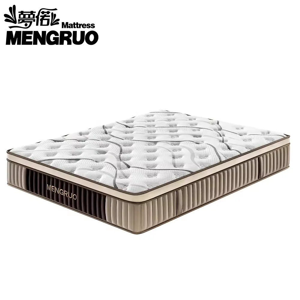 Factory price cheap hotel bedroom furniture memory foam bonnell orthopedic mattress queen size spring mattress
