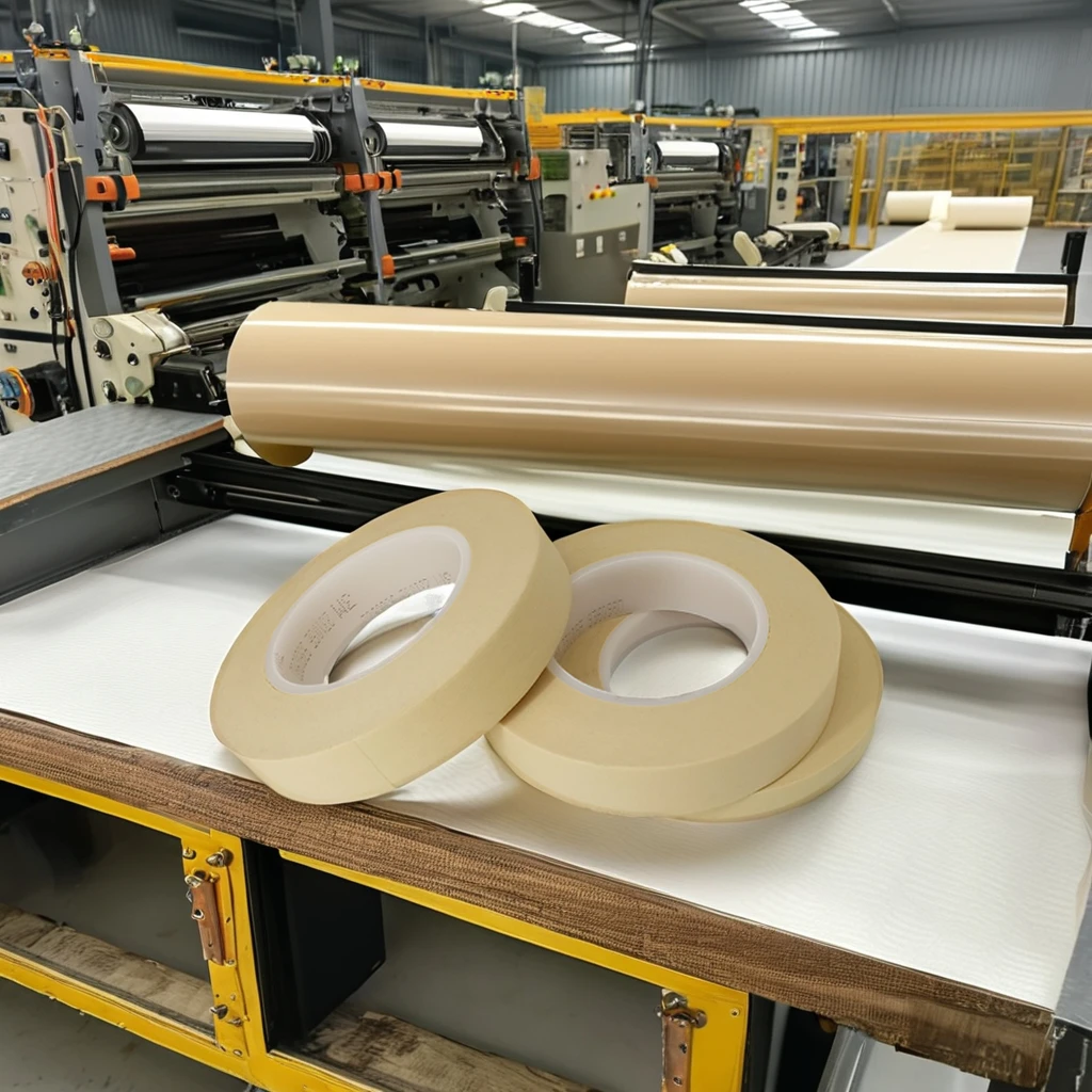 Custom 2310SE high temperature auto paper blue yellow car painting white masking tape jumbo applicator 3m mask tape manufacturer