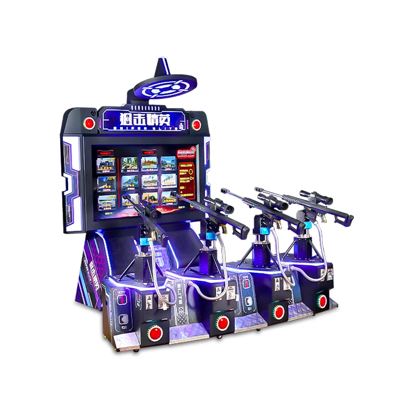 2024 New Hot Sale VR AR Agent 4 players Ar gaming equipment shooting gun play vr 9d vr gun shooting Arcade shooting game machine