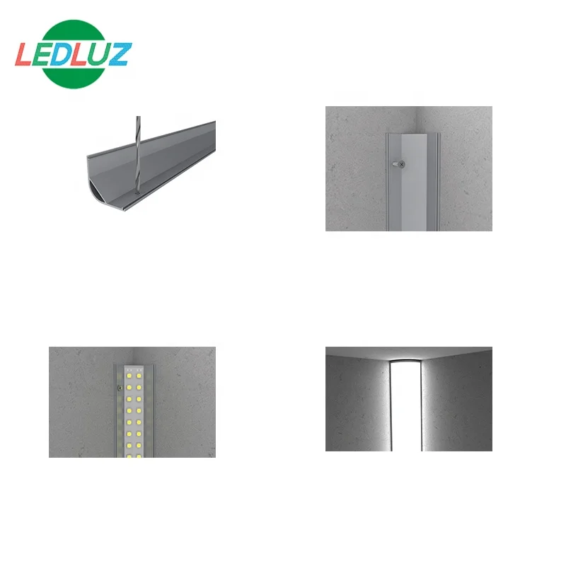 
ALP016-R 30x30mm Corner Mounting Aluminum LED Channel For LED Strip 