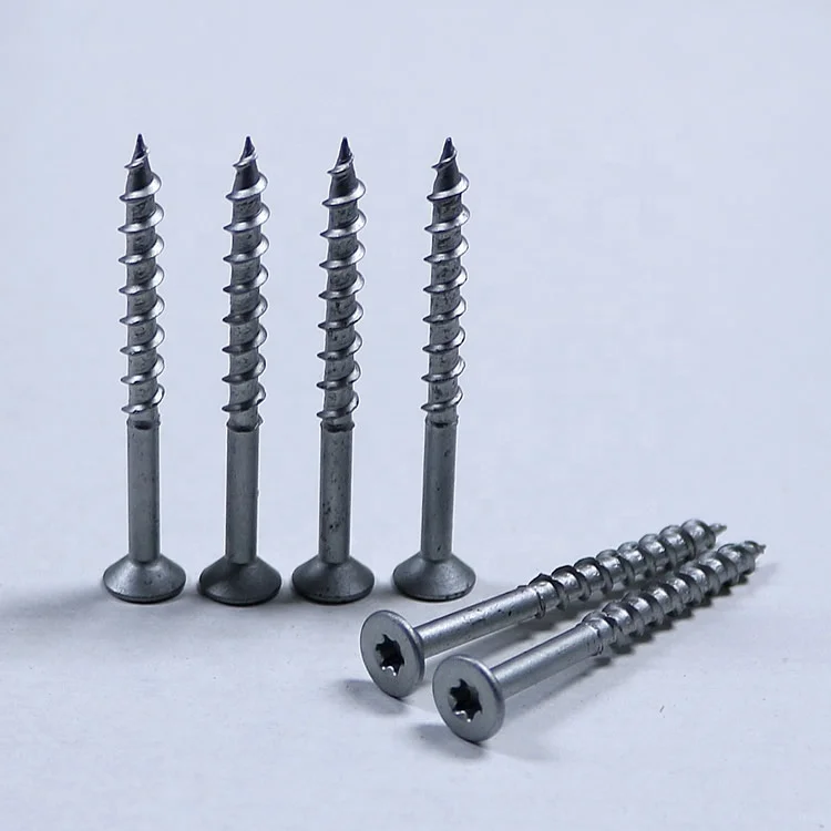 High quality carbon steel flat head wood screw torx