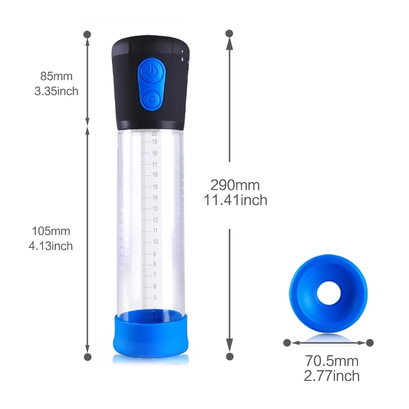 In Stock Hot Sale Men Electric Penis Vacuum Pump Device Penis Enlargement Pump Enlarge Your Penis