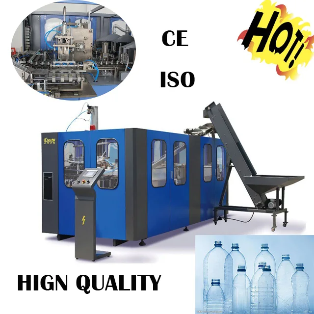 100ml-2L Automatic Preform Stretch Blow Molding Plastic Water Oil Beverage Food Jar Moulding PET Bottle Blowing Making Machine