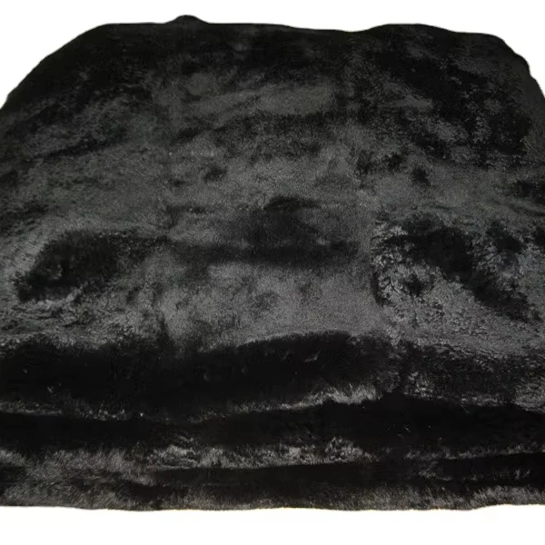 Рекс мех кролик черный кожа подкладка