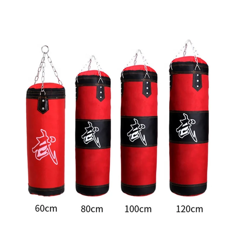 Amamzon Hot Sale  Punch Sandbag Durable Boxing Heavy Punch Bag With Metal Chain