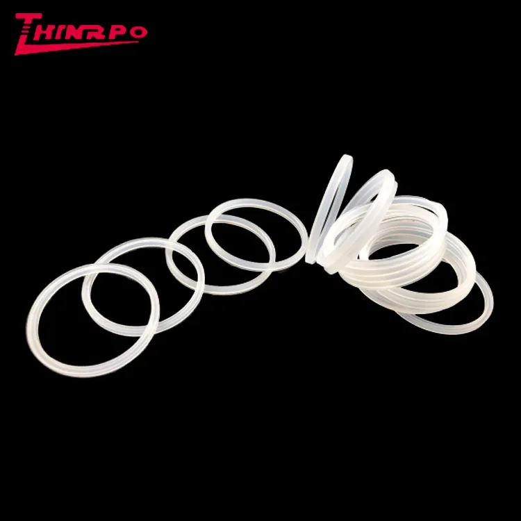 China Custom Molded High clear Silicone seal rubber O ring Medical grade silicone sealimg gasket for shower Nozzle pipe bottle