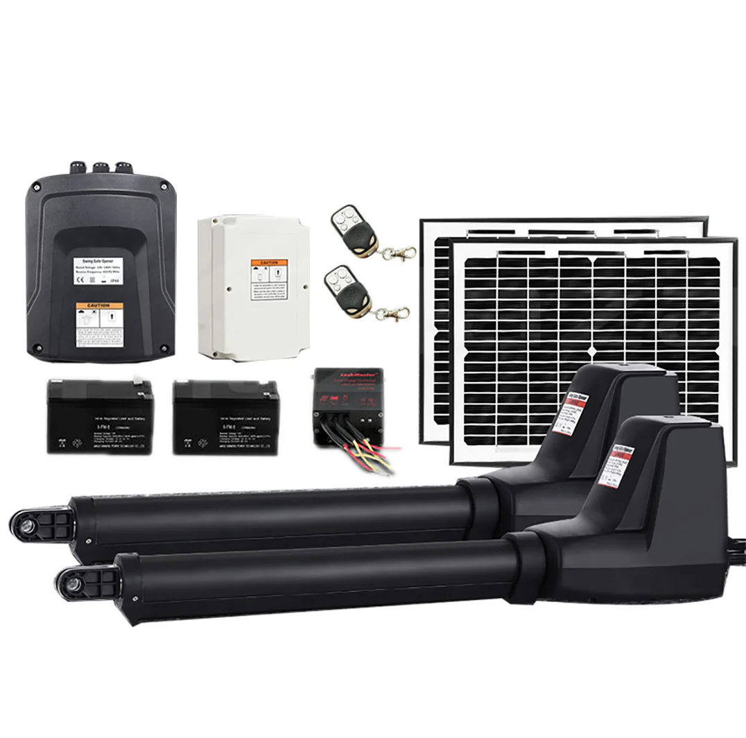 Lockmaster Automatic Gate Automatic Swing Gate Opener Motor Heavy Duty Solar Door Operator