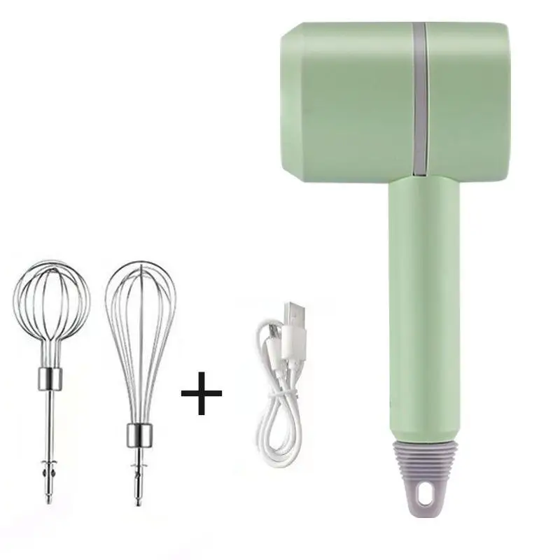 Egg Whisk Beater Convenient Wireless USB Egg Cream Milkshake 304 Stainless Steel Stirrer Handheld Egg Beater