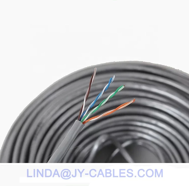  Кабель cat5e/cat5 lan по хорошей цене кабель UTP CCA провод 305 м футов с простой вытяжкой utp cat