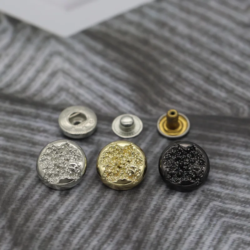 Hot Sale Metal Spring Press Snap Fastener Studs Button For Clothing Leather