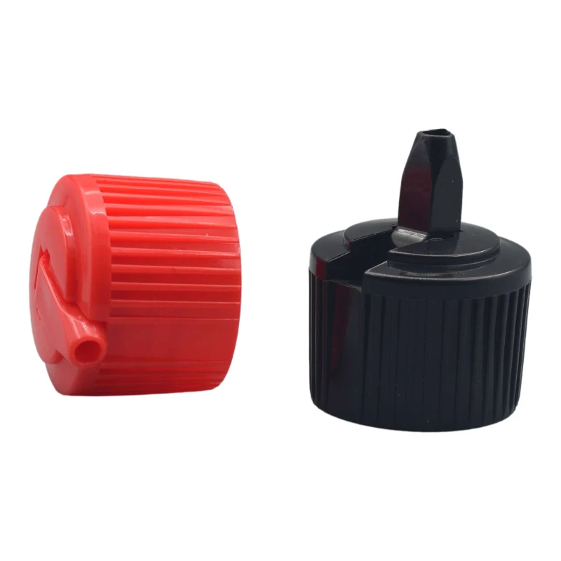 Wholesale Pp 20mm 24mm 28mm White Plastic Turret Spout Dispensing Screw Flip Top Caps for chemical bottles