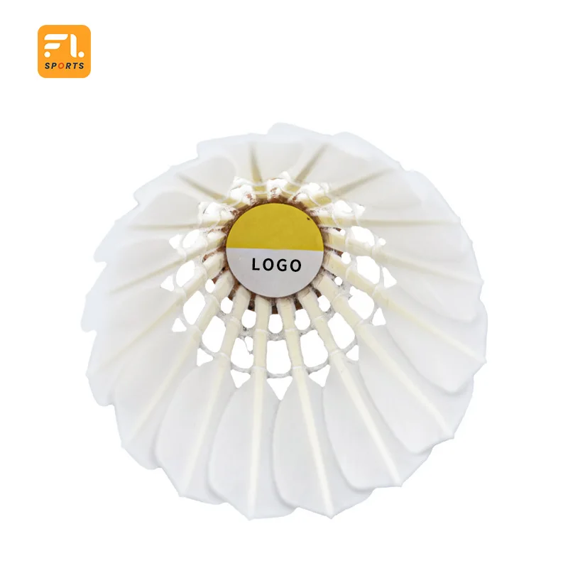 12PCS/Set Super Durable Goose Feather Badminton Shuttlecocks Class a Model for Outdoor Sports Training