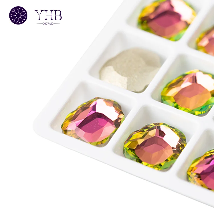 Wholesale High Quality Crystal Jewelry Stone Glass Shape Jelly Rhinestones Flat Back Bulk Rhinestones