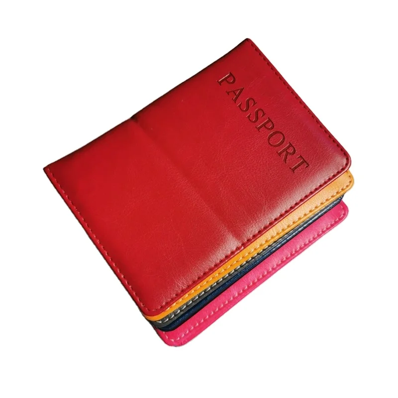 Оптовая продажа, Обложка для паспорта из зернистой искусственной кожи, с пользовательским логотипом