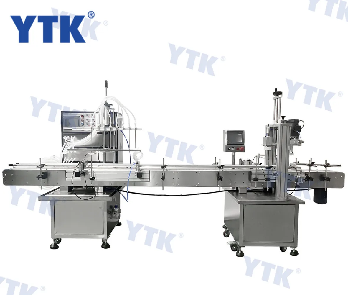 8-head liquid filling machine capping line milk mineral water fruit juice beverage diaphragm pump quantitative filling machine